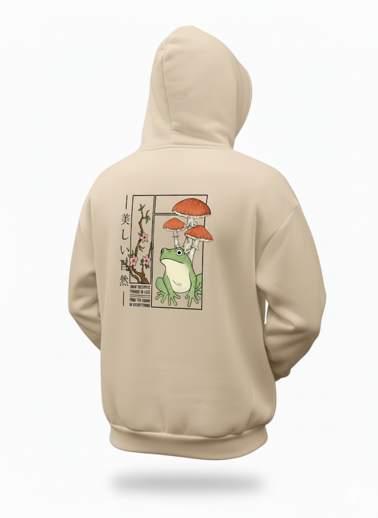 Bluza z nadrukiem (brzoskwiniowa)