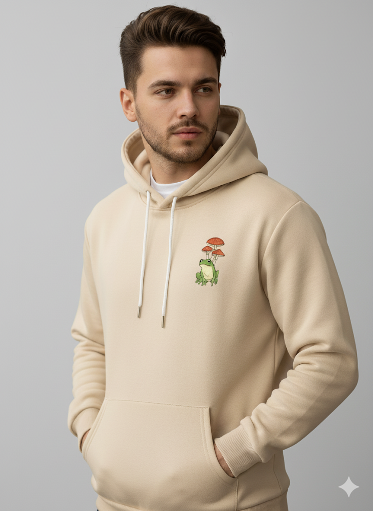 Bluza z nadrukiem (brzoskwiniowa)