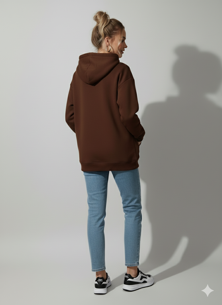 Bluza damska z długim rękawem (kolor kawy)